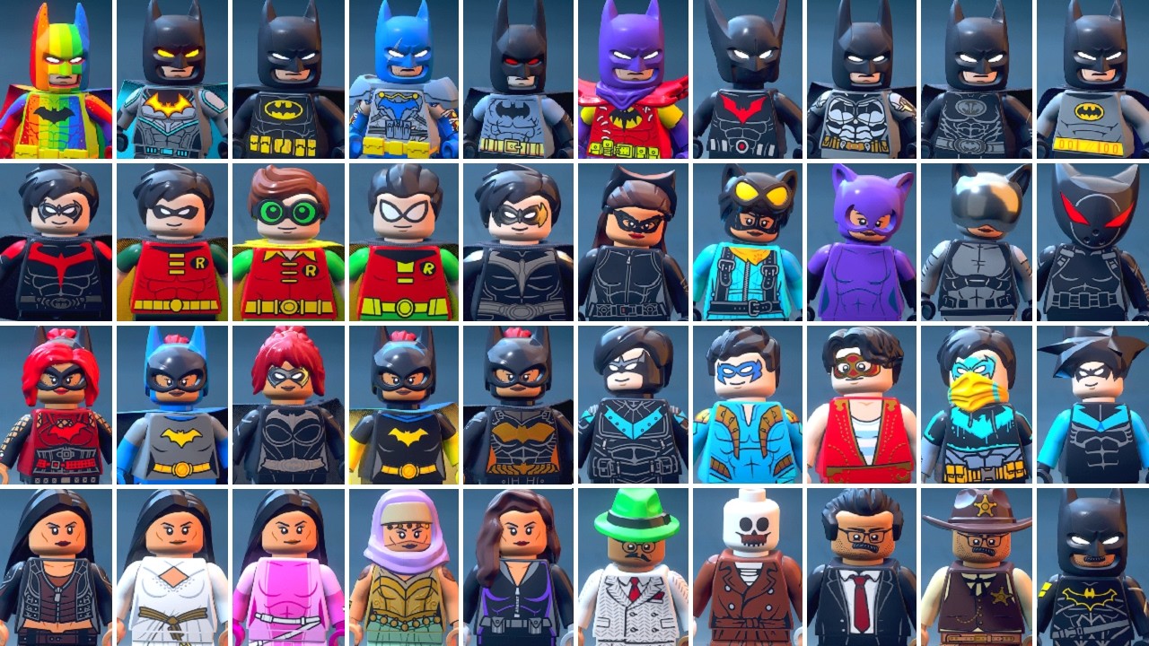 LEGO Batman Legacy of the Dark Knight - All Suits Unlocked (All Characters)