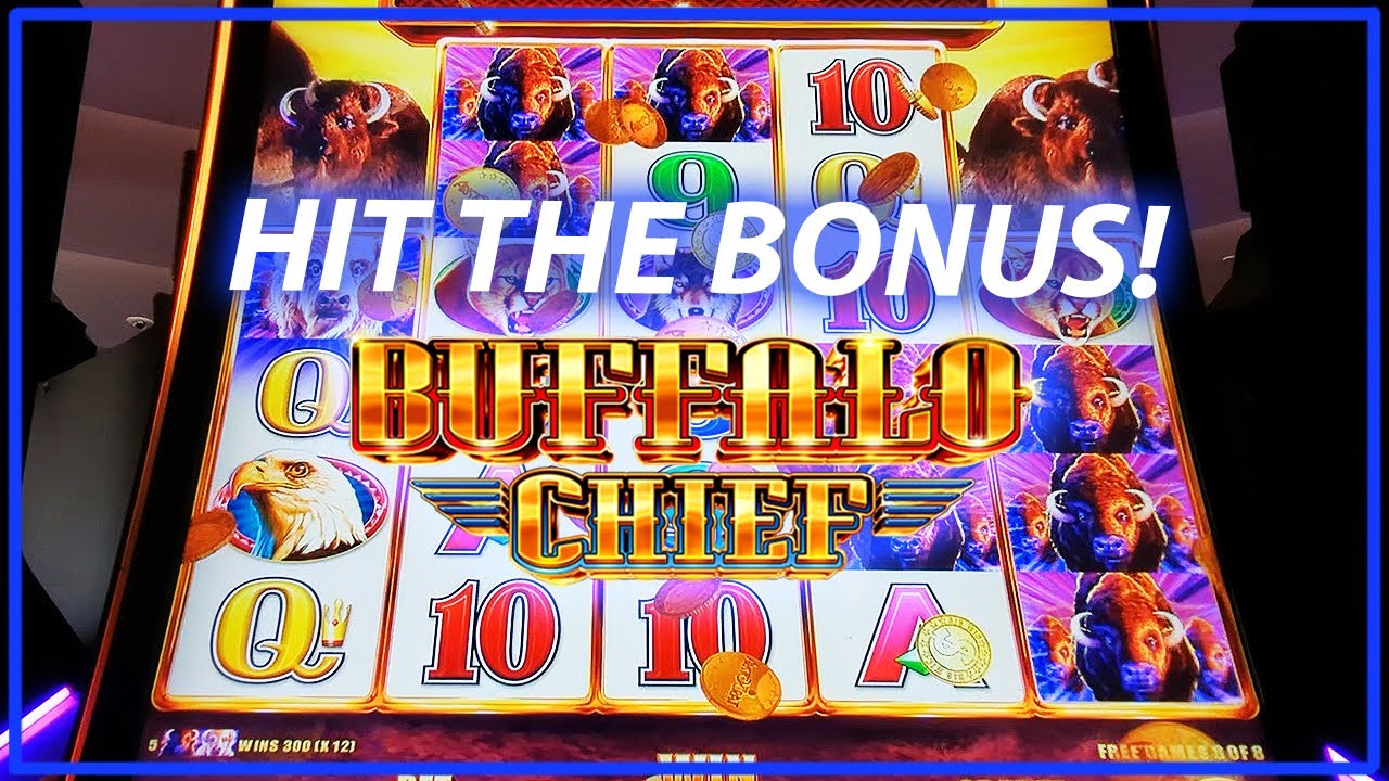 Buffalo Chief Slot Play at Resorts World Casino New York City!
