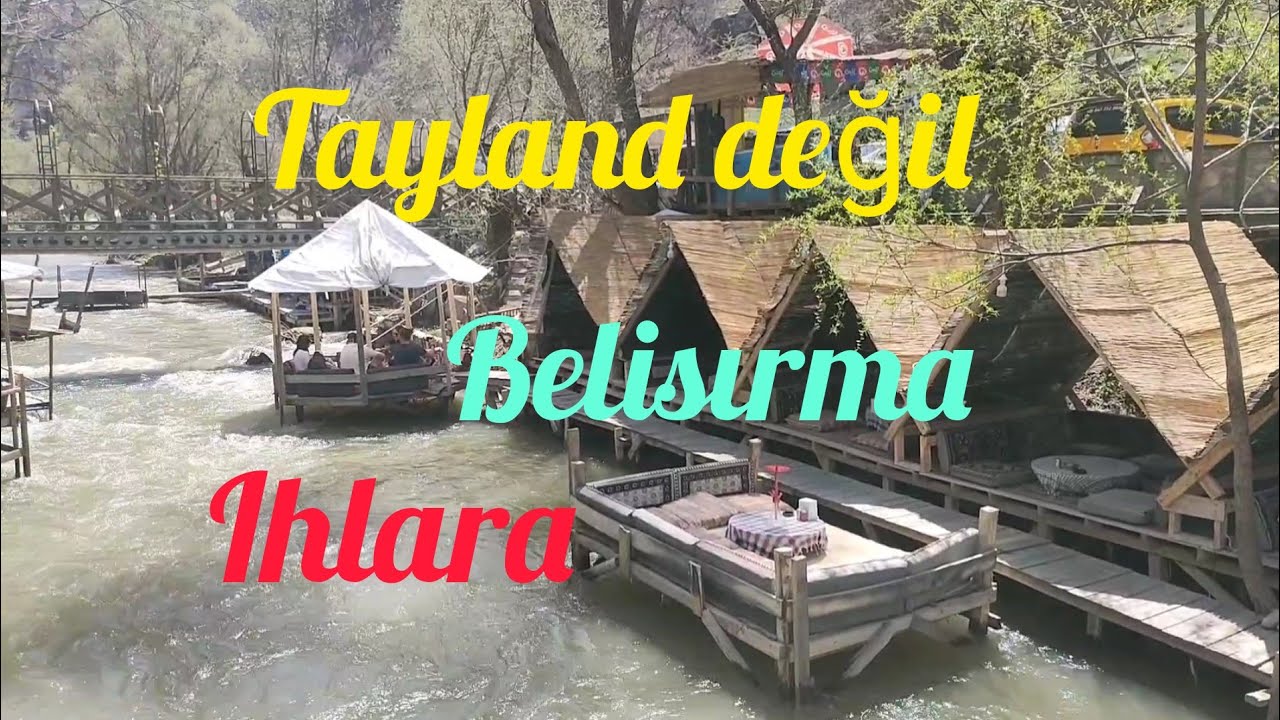 Ihlara vadisi Belisırma Melendiz çayı Kapadokya Aksaray Güzelyurt