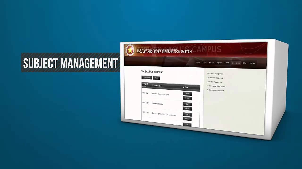 FACULTY and STAFF INFORMATION and SCHEDULING SYSTEM