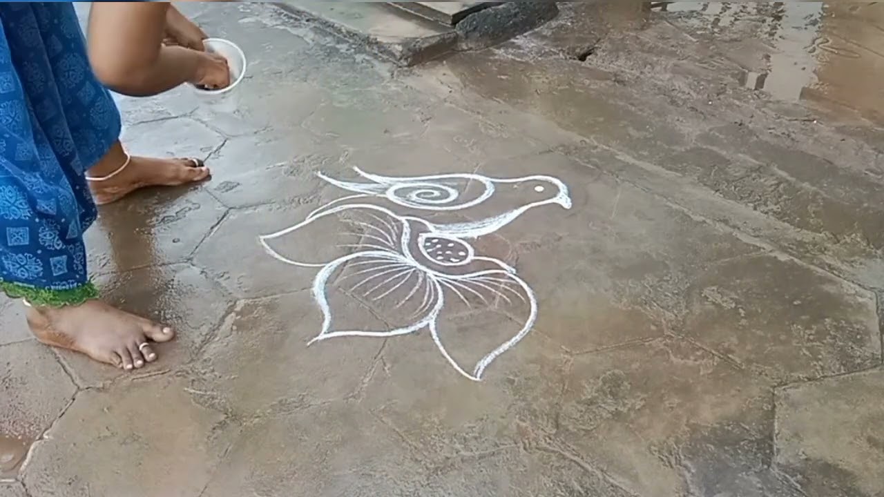 Most trending kolam in my style 