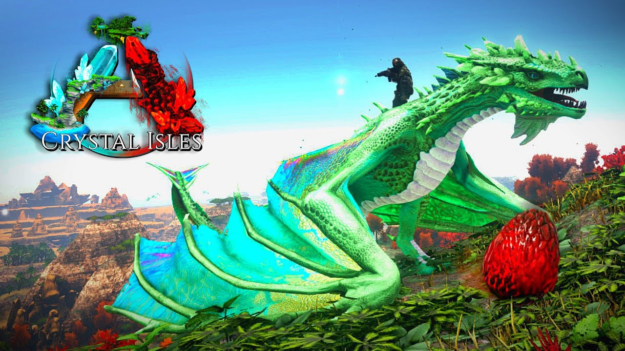 🦅 Nové WYVERNY a GRIF z Crystal Isles #21 💦🐉 Ark Genesis part 1 (neMinecraft Dinosauři)