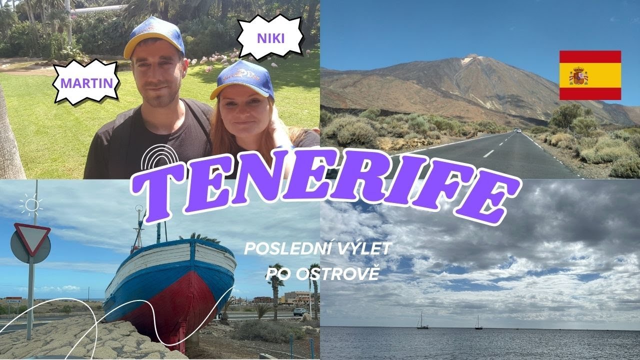 TENERIFE NAPOSLEDY: EL TEIDE, NÁRODNÍ PARK, NÁMOŘNÍ MĚSTO, LORO A SIAM PARK (59.video)