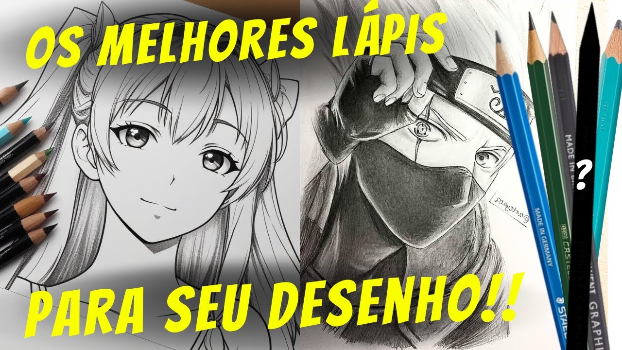 Qual é o melhor LÁPIS para DESENHO?? - TOP 5 Melhores Lápis Para Desenhar em 2024
