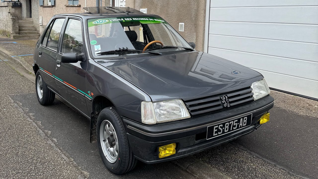 Présentation Peugeot 205 Color Line 1992