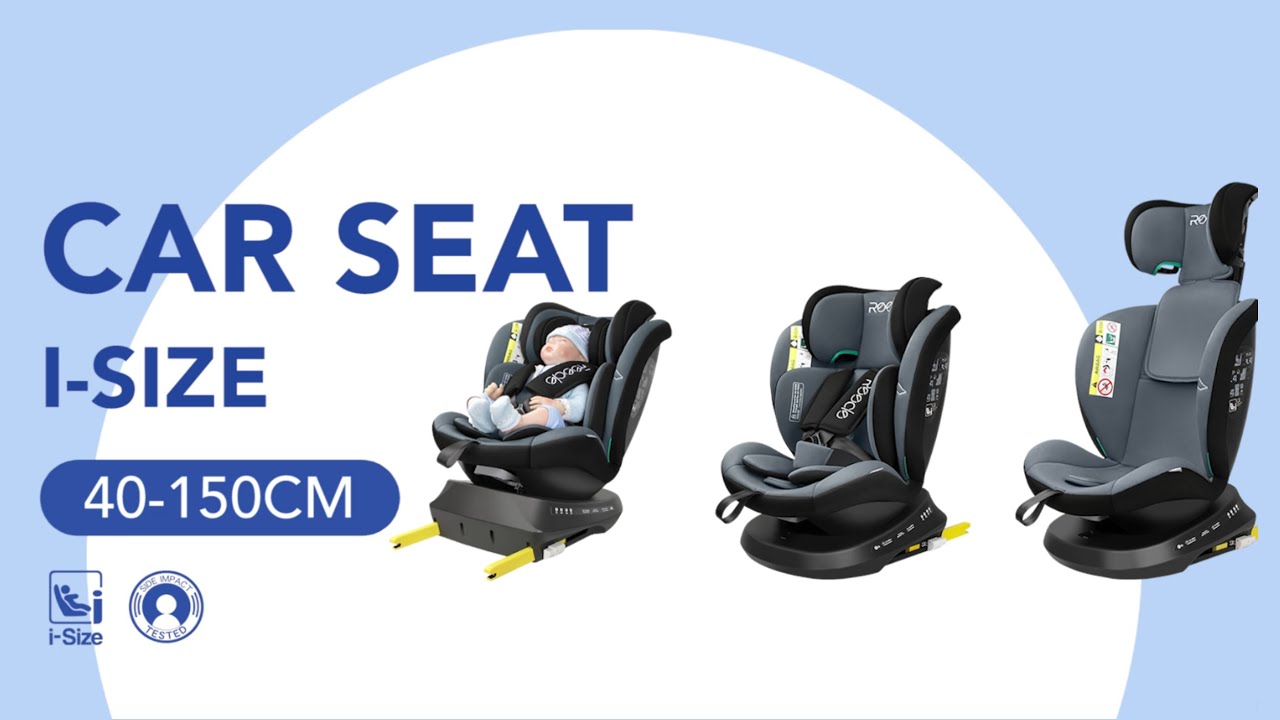 Reecle i-Size Car Seat Installation 40-150 cm