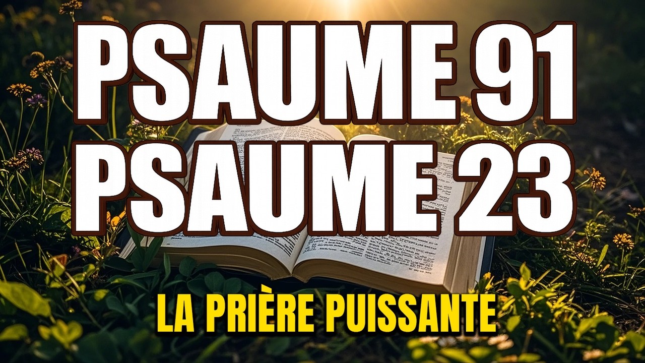 PRIÈRE DU JOUR 12 MARS – PSAUME 91 et PSAUME 23–Les deux PRIÈRES LES PLUS PUISSANTES de la BIBLE