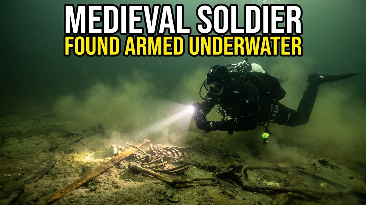 Remains of Medieval Soldier Found With Sword & Knives in Lake