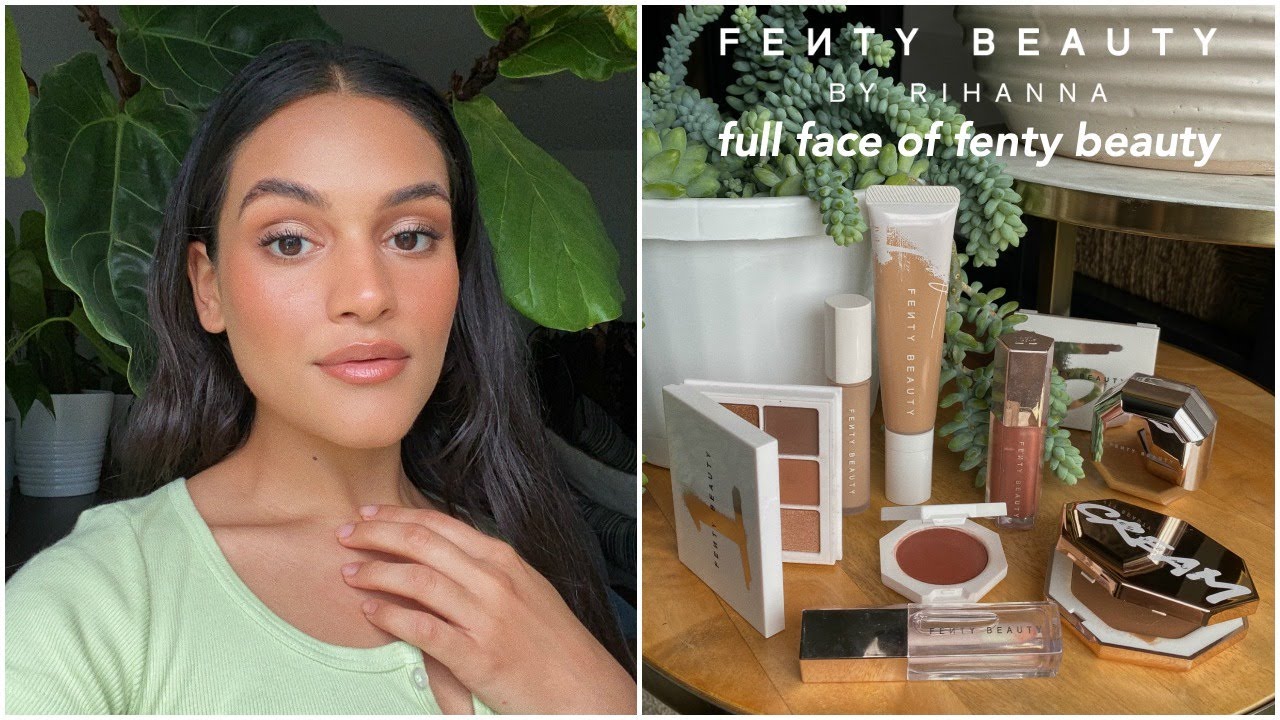 full face of fenty beauty + cheeks out blush dupe swatches *shade 280*