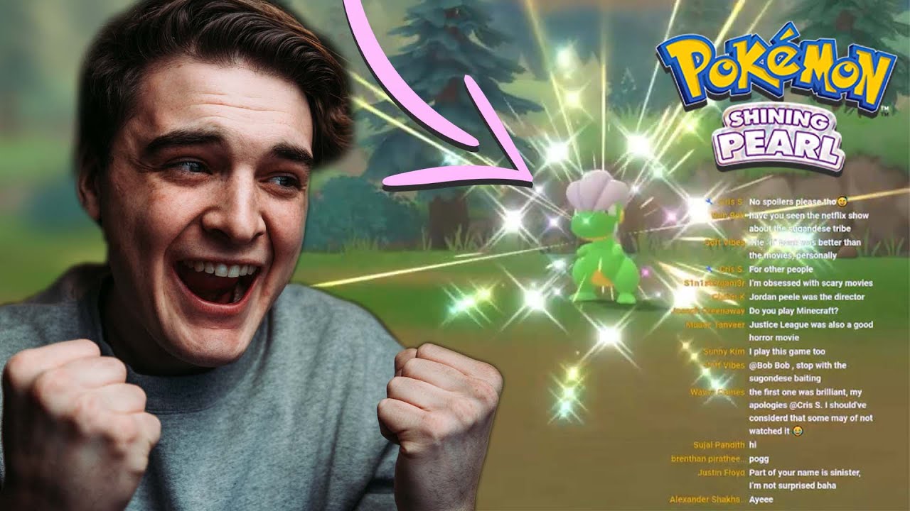 I got *SHINY BAGON* using the POKE-RADAR in POKEMON SHINING PEARL!