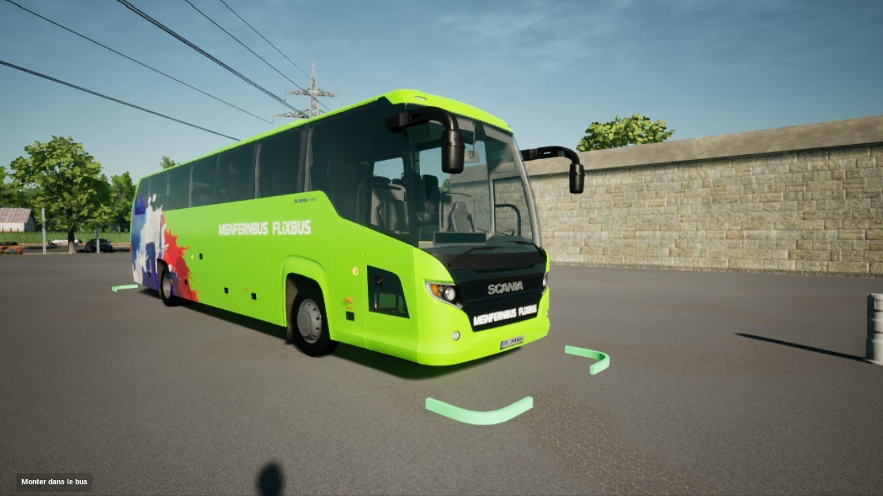 Fernbus Simulator. Reims - Lille. Scania Touring 129.