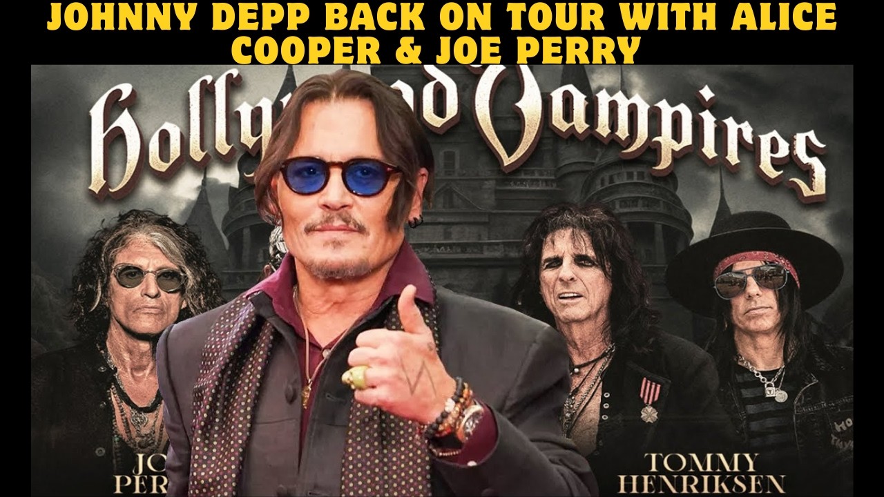 Johnny Depp’s Unexpected Return to Music — Hollywood Vampires Tour Announced