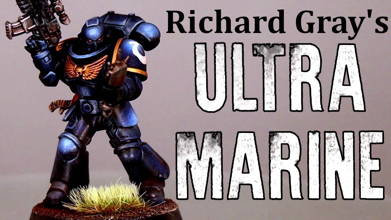 JE REFAIS UN TUTO DE RICHARD GRAY ! Comment Peindre Un Ultramarine GrimDark Par Richard Gray