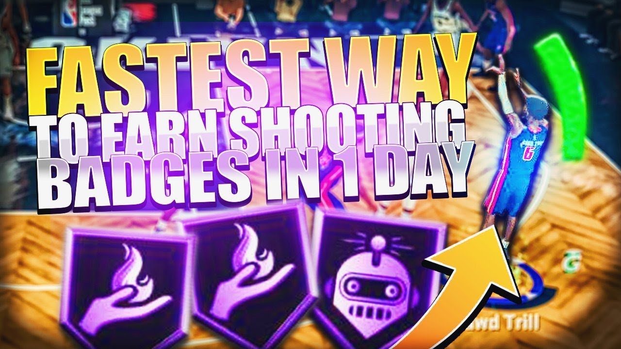 Do this to UNLOCK ALL of your Shooting Badges in 1 DAY on NBA 2K20