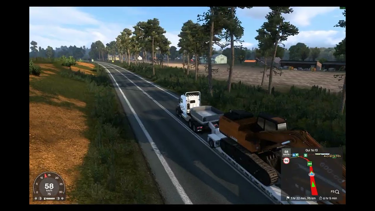 ETS 2 VOLVO EDC BOTANDO PRESSÃO NO PUXE DE UMA RETRO ESCAVADEIRA MAPA 🗺️ ACRE RORAIMA E OUTRAS 👉👍👈🙏🙏