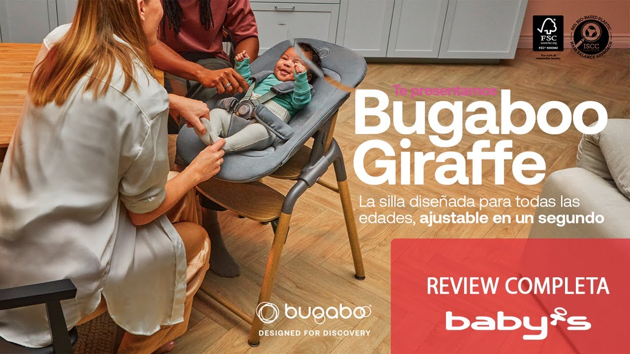 Trona Bugaboo Giraffe🦒, la nueva trona de Bugaboo. Review completa 📹