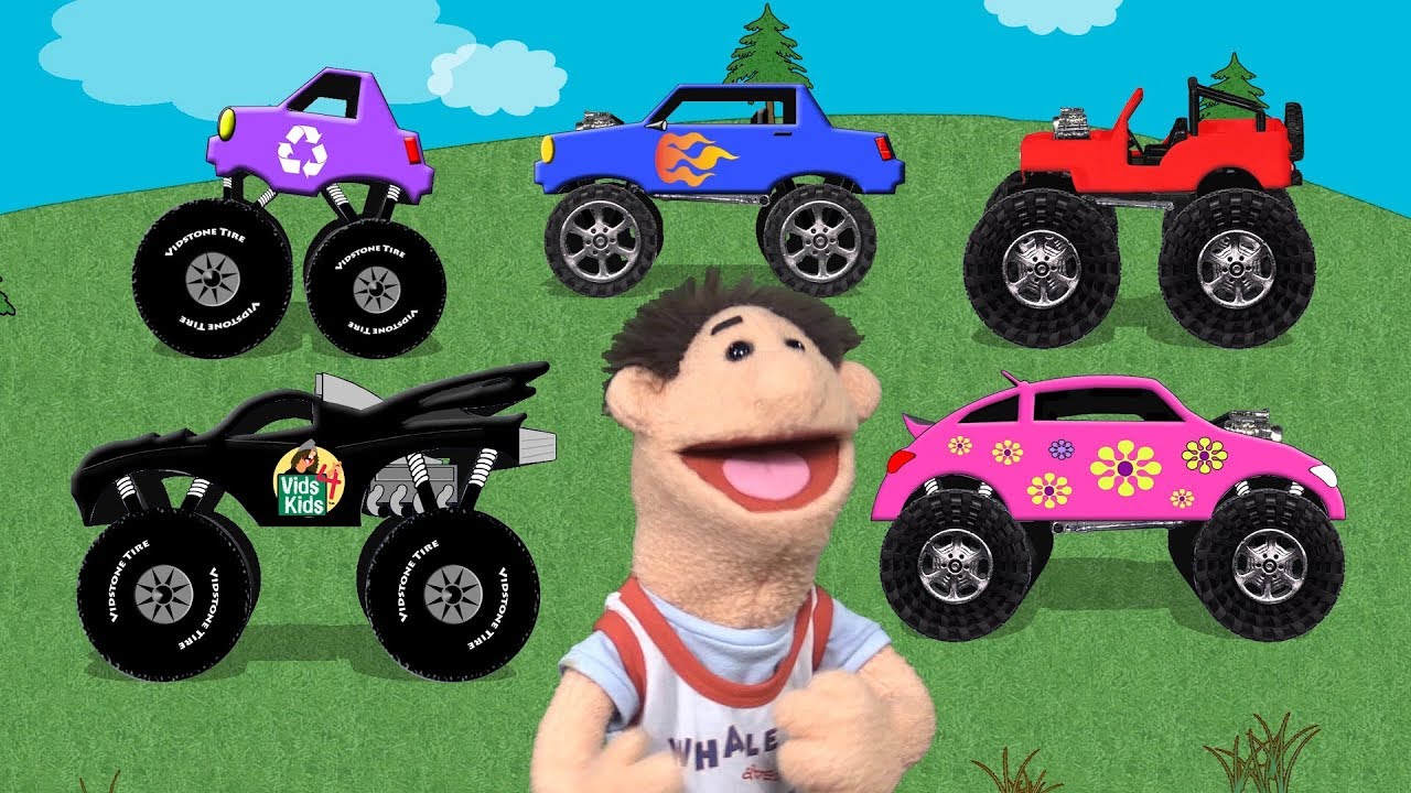 Timmy Uppet Sings The Monster Truck Song - Monster Trucks For Kids