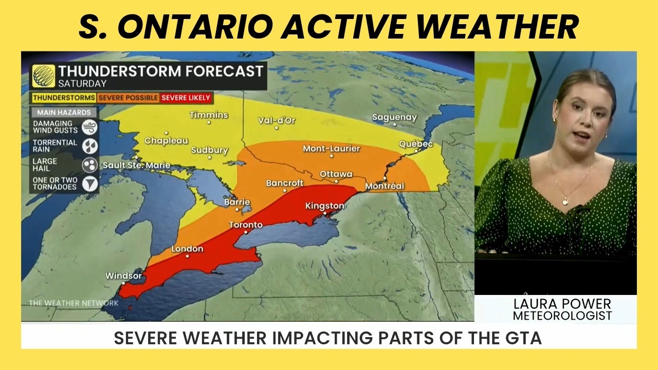 Tornado alerts ring across the GTA, how storms will unfold Saturday | #forecast