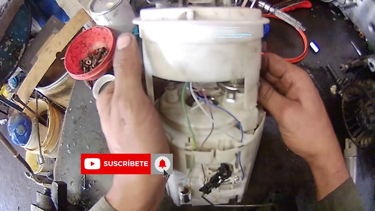 como cambiar bomba de gasolina aveo 1.6