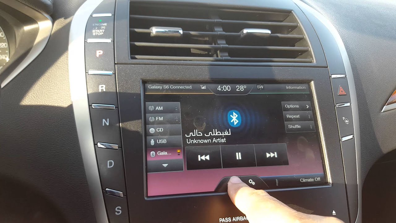 My Lincoln mkz touch screen hang
