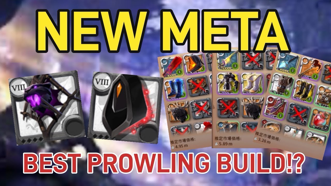 【Albion Online】NEW META!!BEST PROWLING BUILD in SOLO MIST!? Mobile gameplay