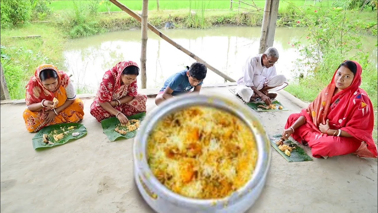 দীপাবলী স্পেশাল কাচ্চি বিরিয়ানি রান্না করে সবাই জমিয়ে খাওয়া দাওয়া করলাম 