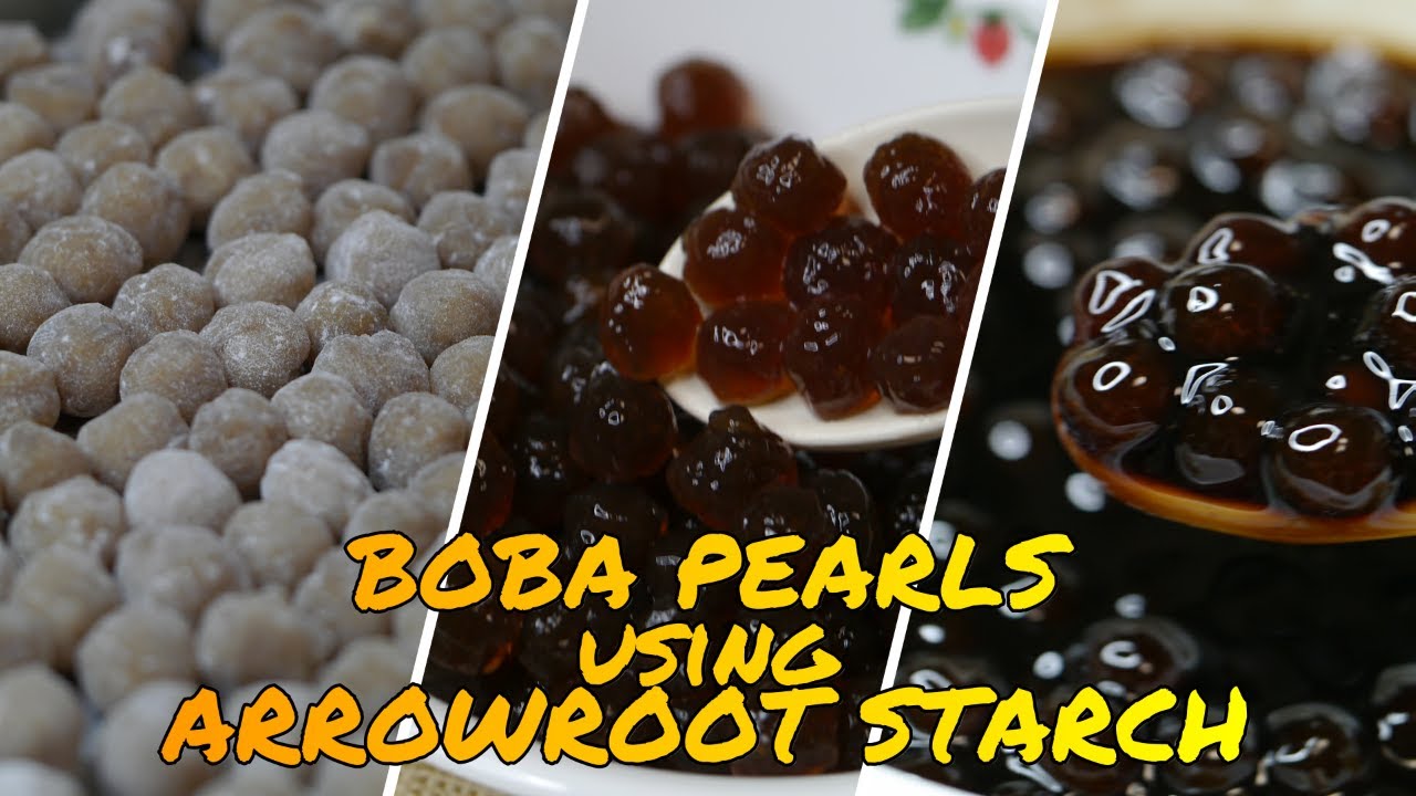 Brown Sugar Boba Pearls Using Arrowroot Starch / Kudzu Powder / Kuzuko くず粉 / Ararot / Uraro