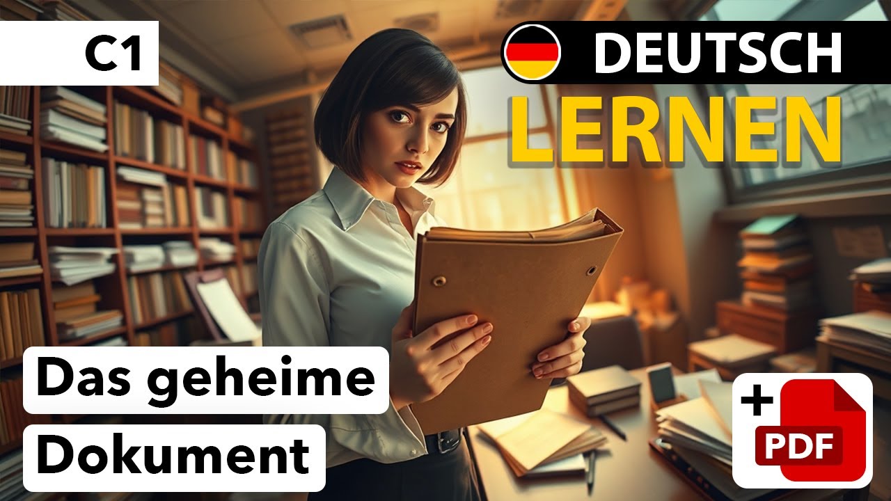 Learn GERMAN [ + PDF ] – DAS GEHEIME DOKUMENT (C1) | Deutsch hören