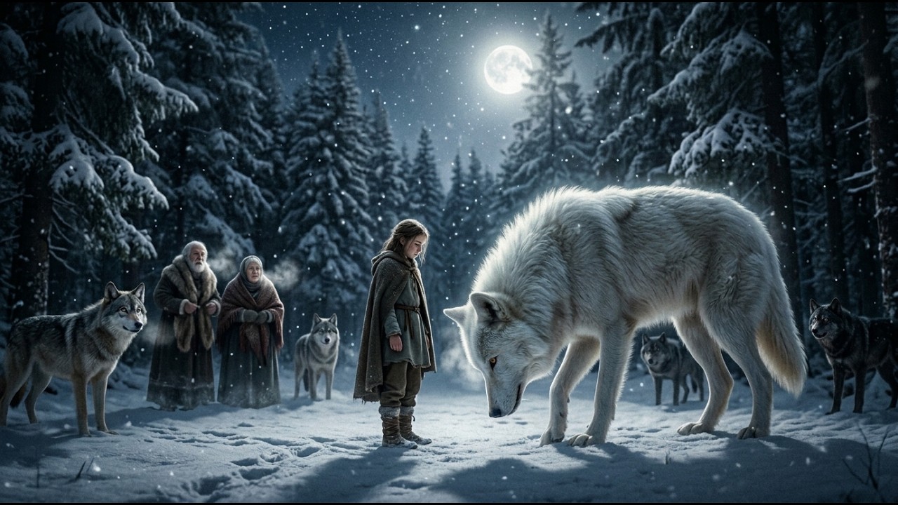 They Thought the White Wolf Was Only a Legend — Until It Bowed Before Her