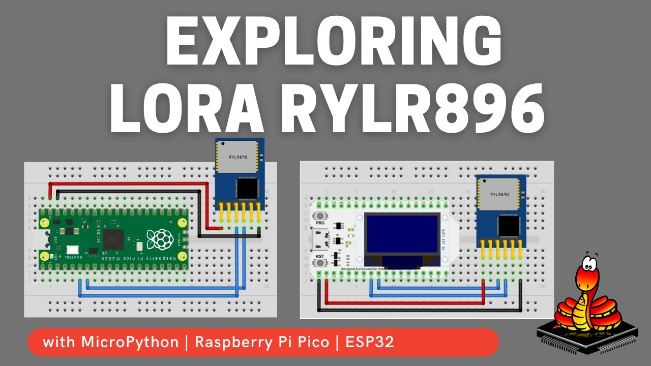 Exploring LoRa RYLR896 with MicroPython