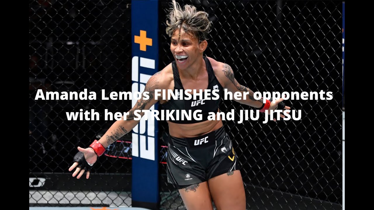 Amanda Lemos FINISHES her opponents with her STRIKING and JIU JITSU