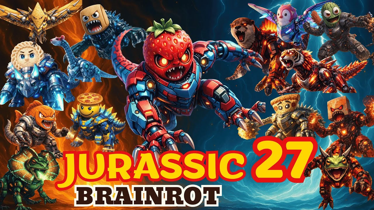 Brainrot Anime Opening Song Pt.27 ft Jurassic World | Official Music Video