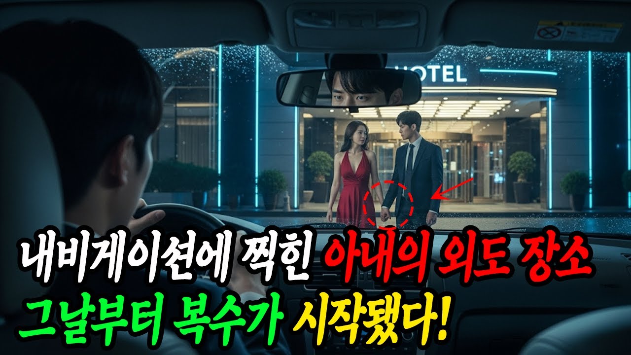 출장 간 아내, 차량 내비게이션에 찍힌 외도 행선지… 나는 그날 복수를 결심했다