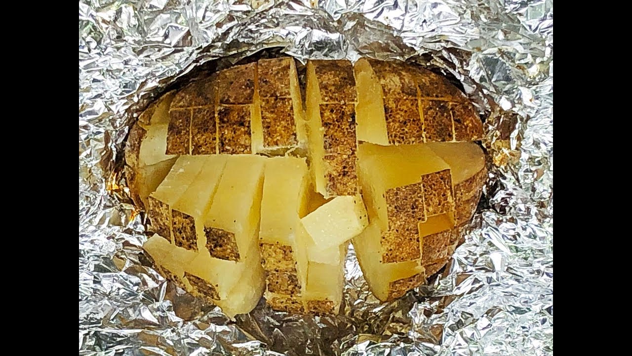 The Amazing Armadillo Potato on the Weber Kettle Grill