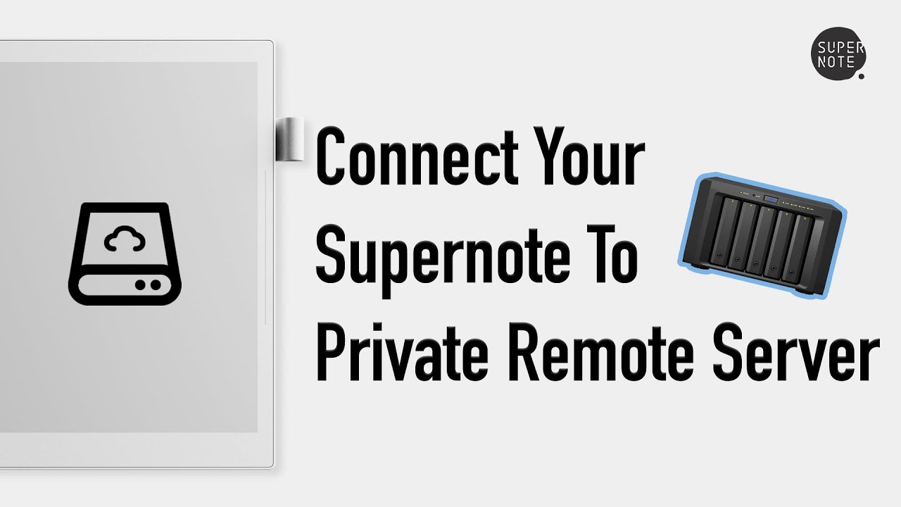 How to connect to your WebDAV server on Supernote via the NetVirtualDisk (formerly ServerLink) app