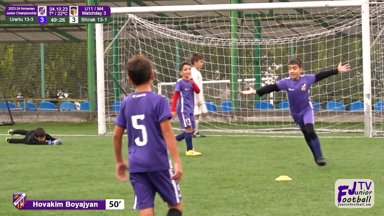 Urartu 13-3 (3-3) Shirak 13-1 (04.10.23) 2023-24 AJC U11/M4, Matchday 3