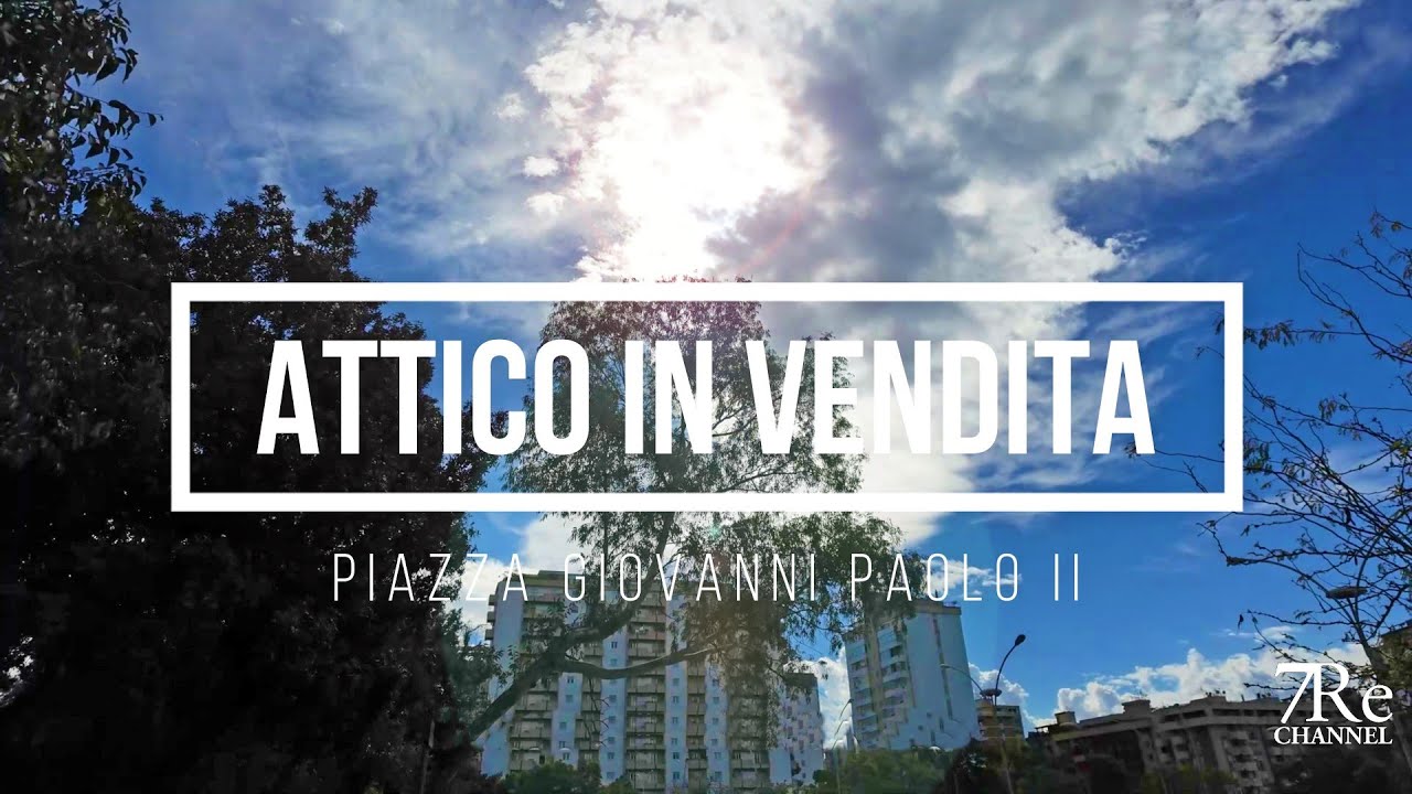Attico al 12° Piano panoramico Vista Stadio Renzo Barbera 7Re immobiliare Home tour