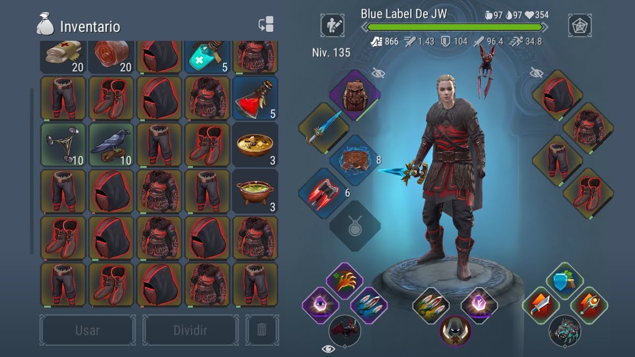 Frostborn pvp - Bandit 4 without runes op 🧐 Бандит 4 без рун 🙄