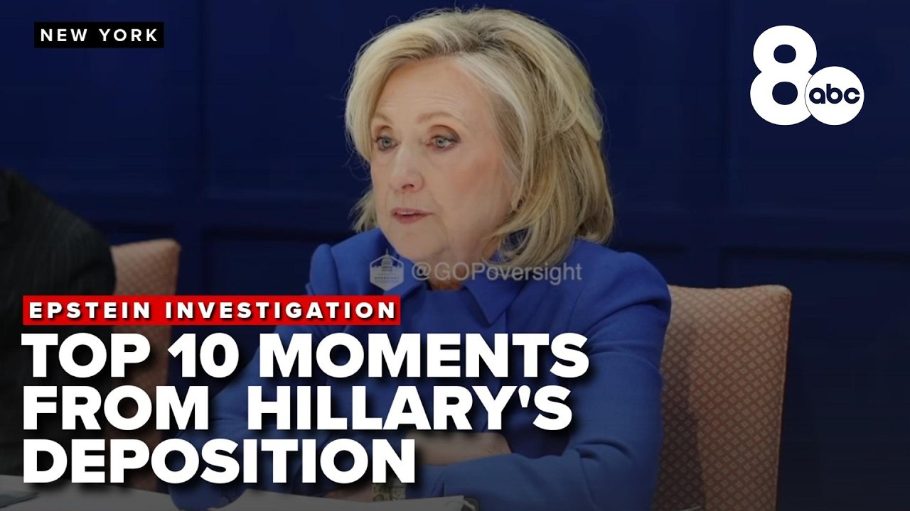 10 MOMENTS you can't miss from Hillary Clinton's EPSTEIN DEPOSITION