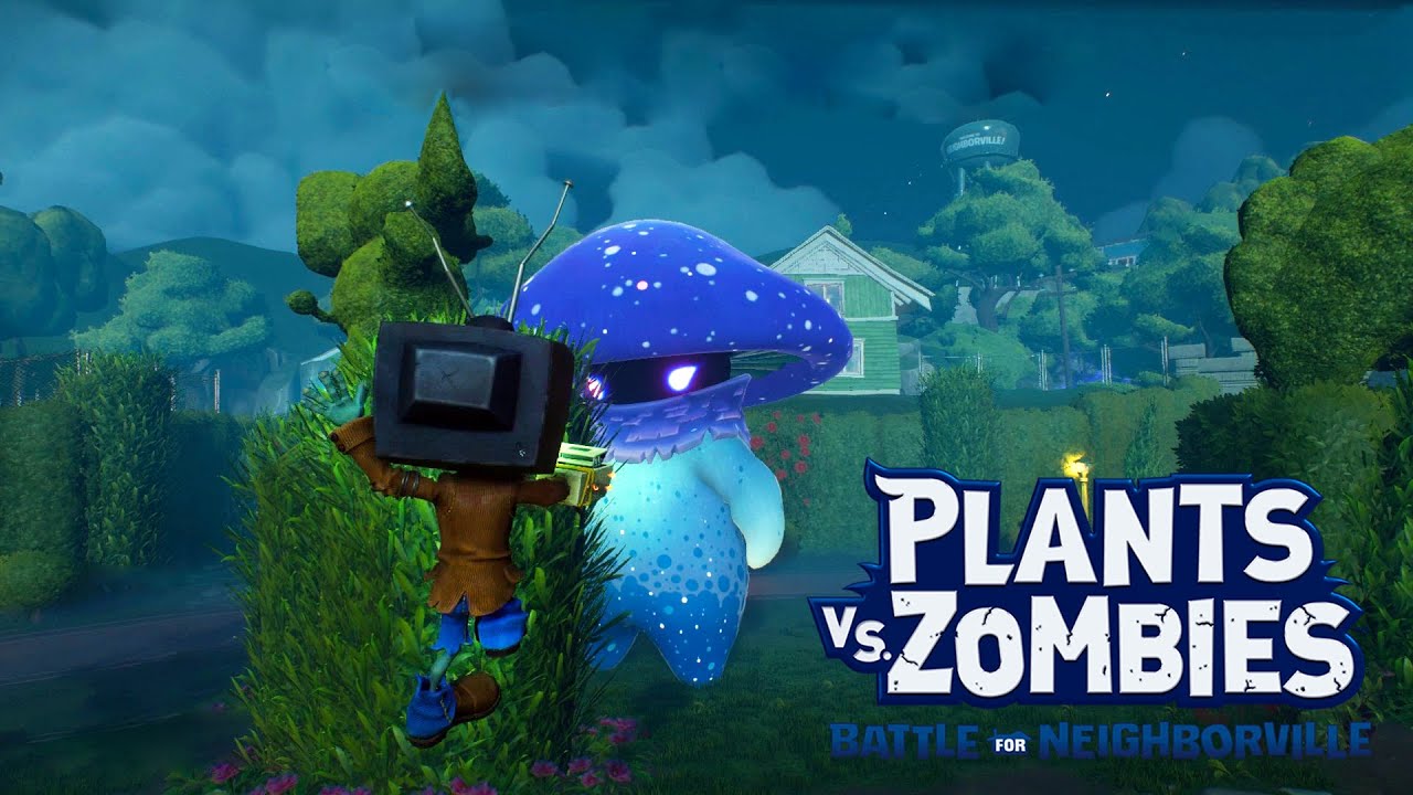 Зомби с Телевизором ПРОТИВ Зомбухомора в Plants vs Zombies Битва за Нейборвиль