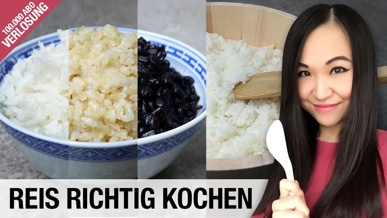 Reis richtig kochen im Topf und Reiskocher | Reissorten | 100.000 Abonnenten Special