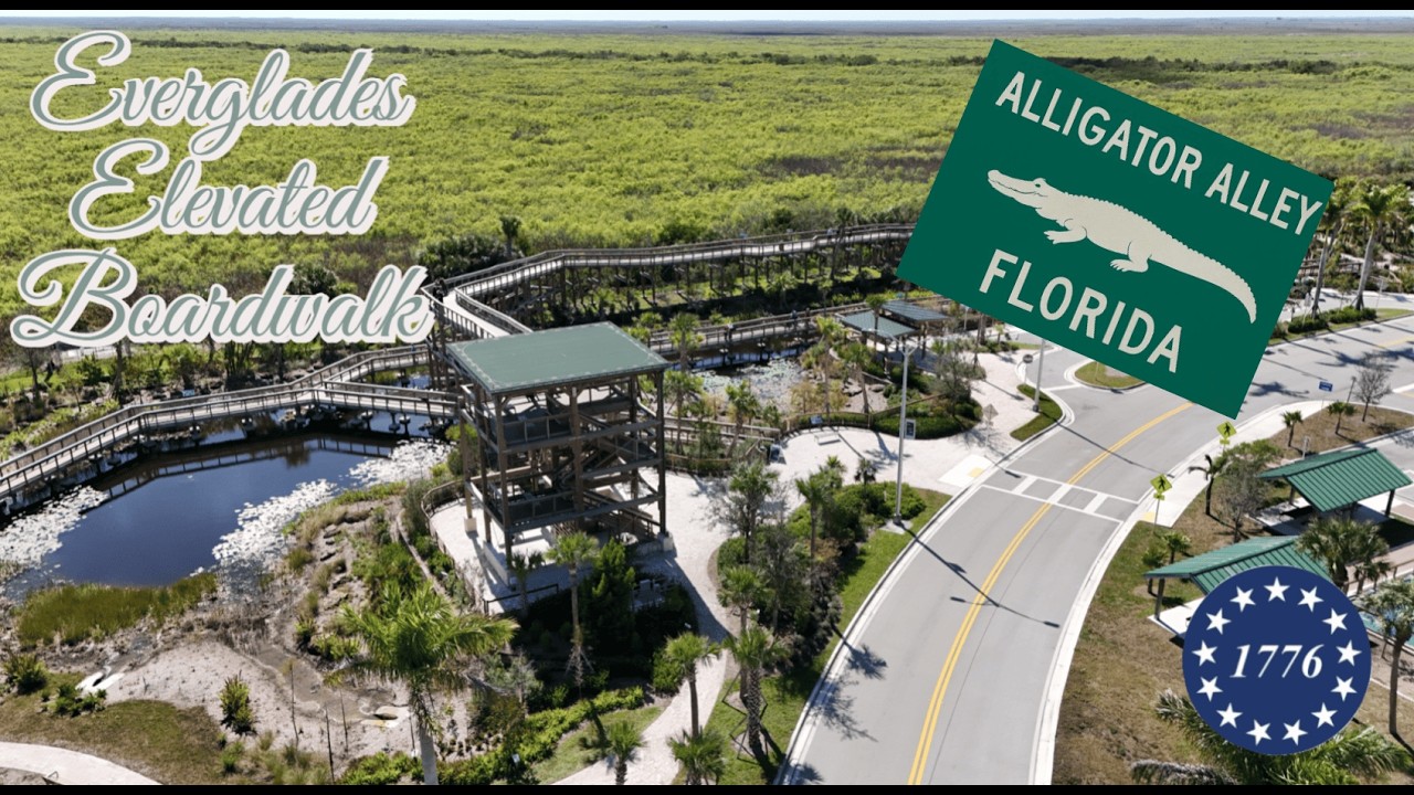 Everglades Elevated Boardwalk, Interstate I 75, Alligator Alley, Collier Broward County, Florida