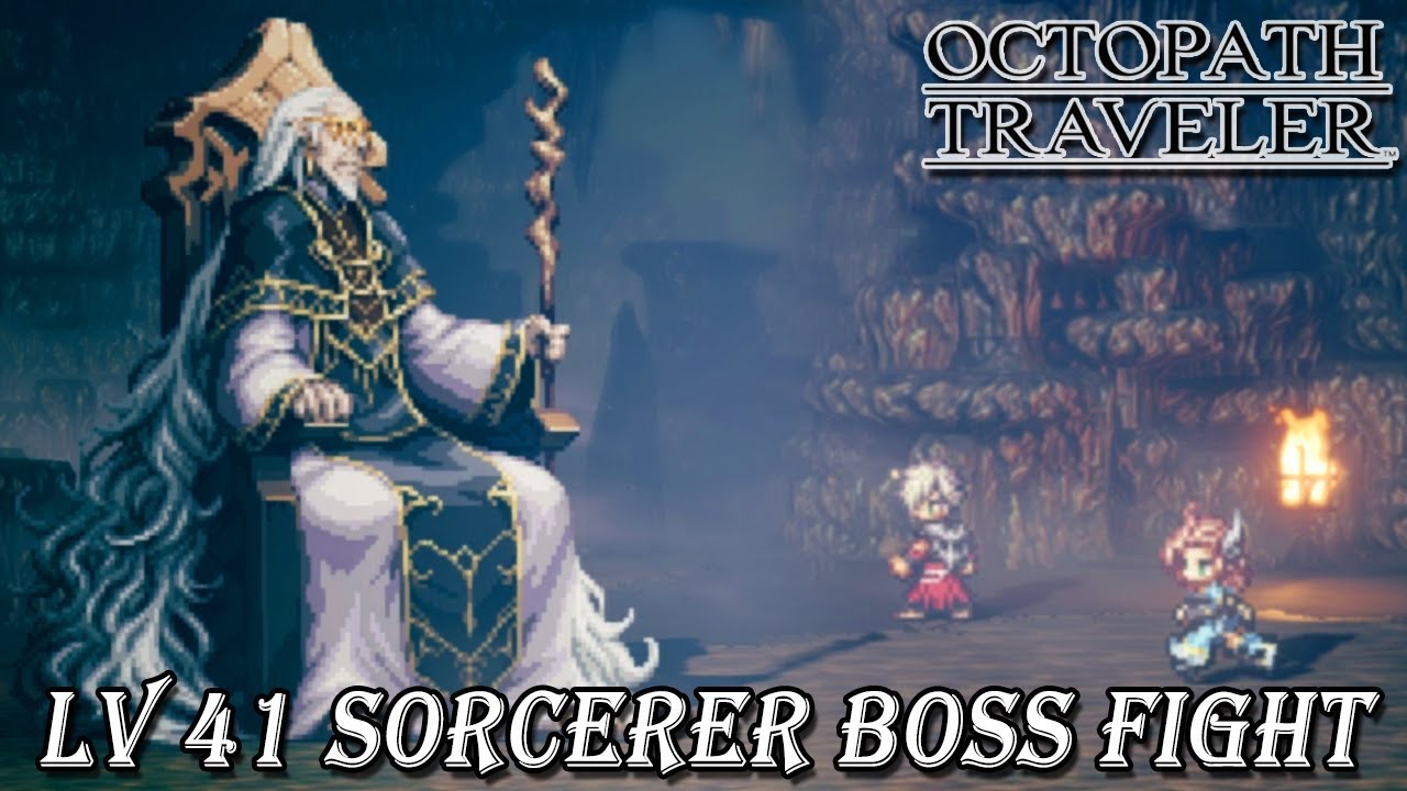 Octopath Traveler - Dreisang the Archmagus Boss Battle [Level 41][Low Level]