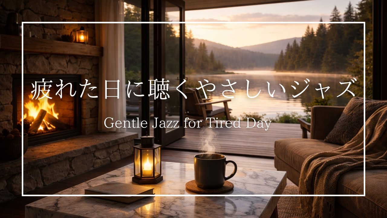 疲れた日に聴くやさしいジャズ|作業・勉強・読書|環境音・BGM