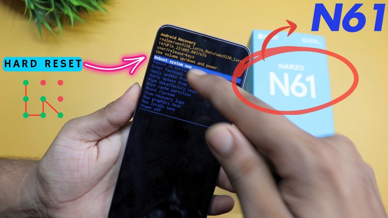 Realme Narzo N61 Hard Reset & Unlock Pattern 💯% work 🔥
