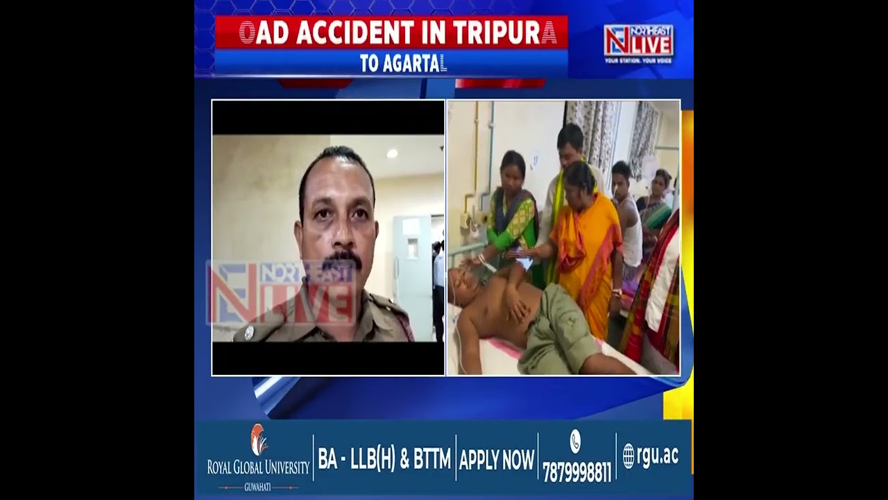 BJP workers injured in road mishap at Tripura