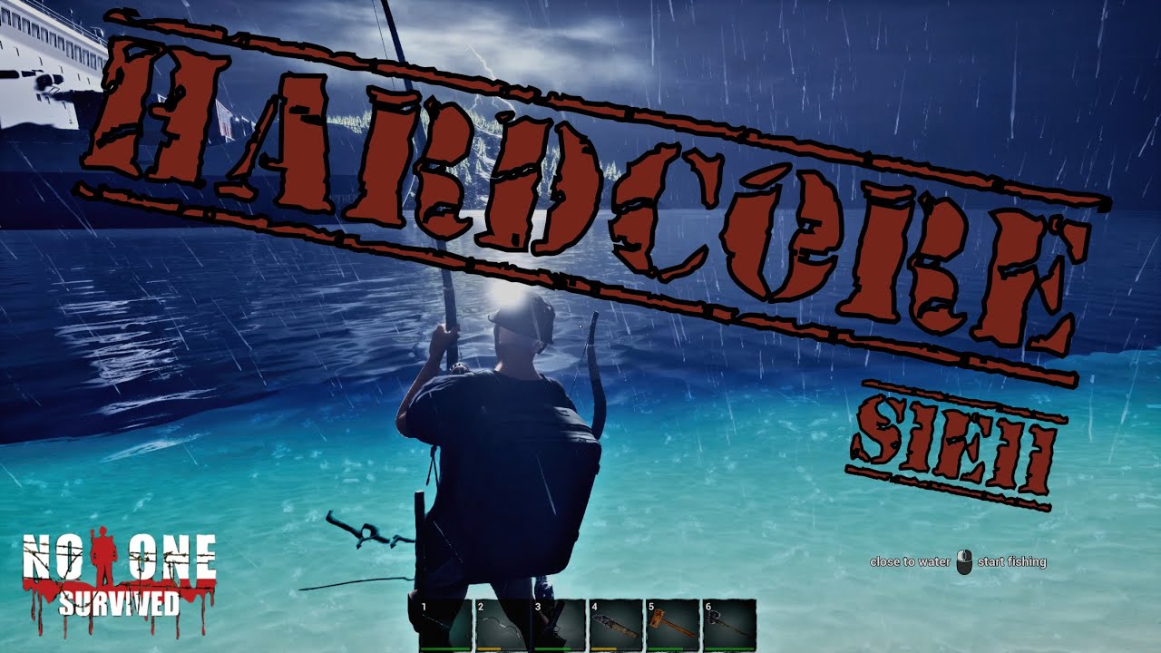 No One Survived S1E11 HARDCORE! Ship Food/Med Run and Fishing.
