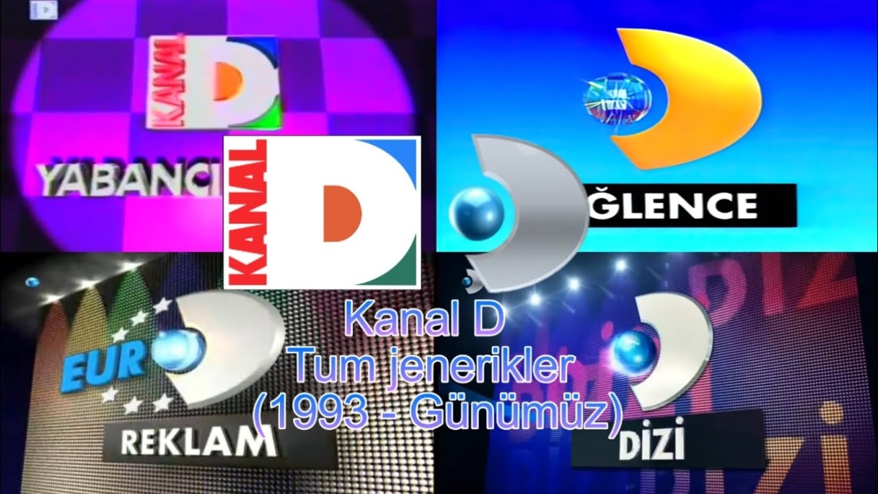 Kanal D - Tüm jenerikler (1993 - Günümüz)
