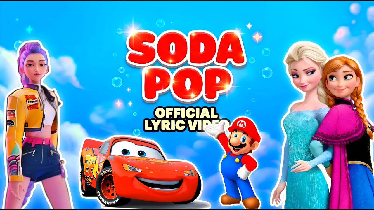 MCQUEEN 🆚 FROZEN 🆚 MARIO 🆚 HUNTRIX x SODA POP 🎶 Who Is Best! COLOR BATTLE #145