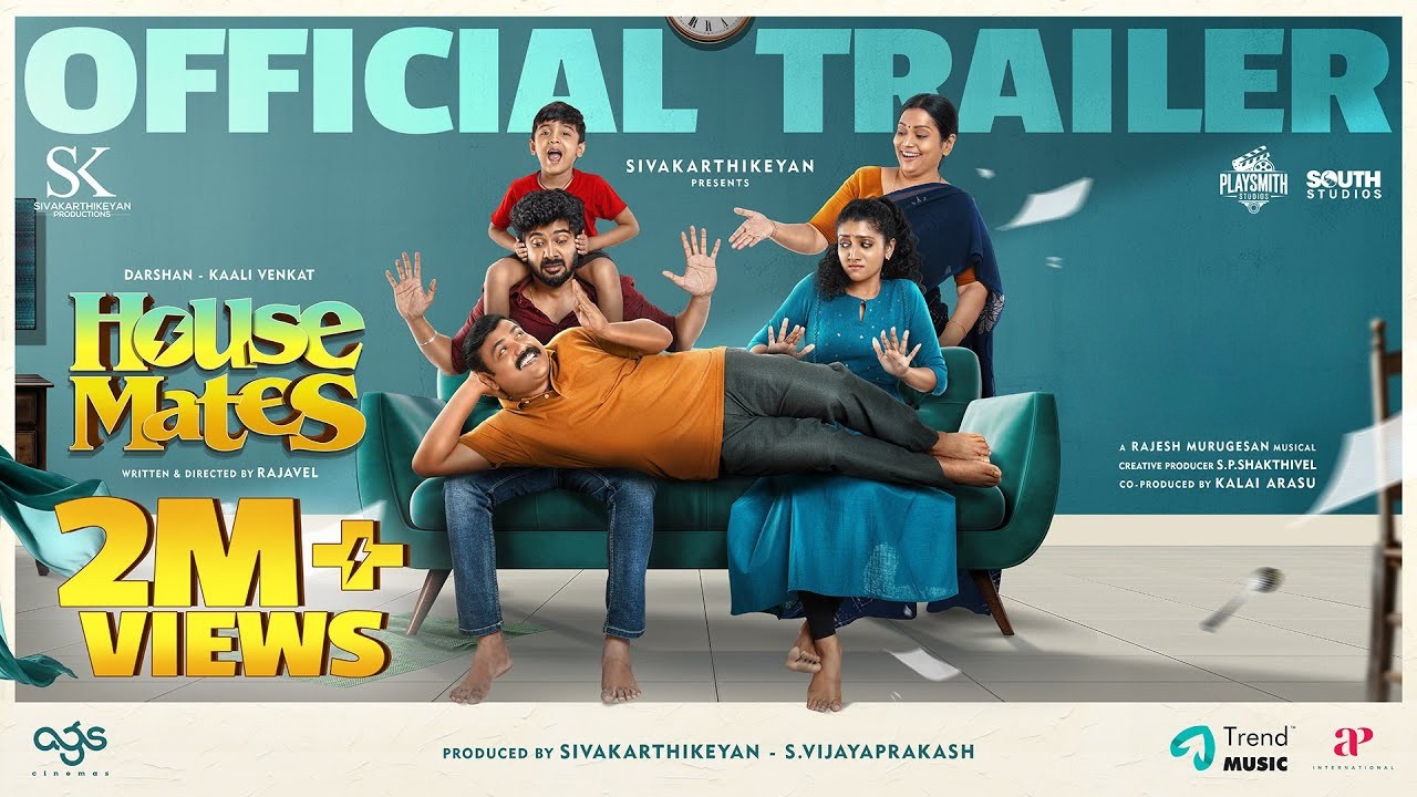 House Mates - Official Trailer | Darshan, Aarsha Baiju, Kaali Venkat | Rajavel | SK Productions